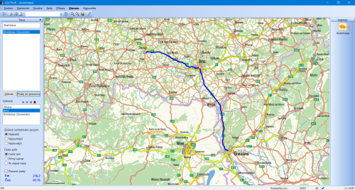 GLX: K plánování trasy mimo území České republiky můžete využít detailní automapu Evropy