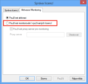 Uživatelé síťových verzí programu PAMICA nyní mohou zvolit místo aktivace licencí tzv. monitoring.