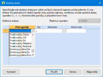 Zaměstnance se zákonnými srážkami snadněji najdete pomocí nových polí ve složeném dotazu