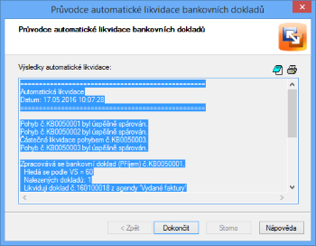 Seznam bankovních dokladů, které se podařilo, či nepodařilo zlikvidovat, vám ukáže tento průvodce.