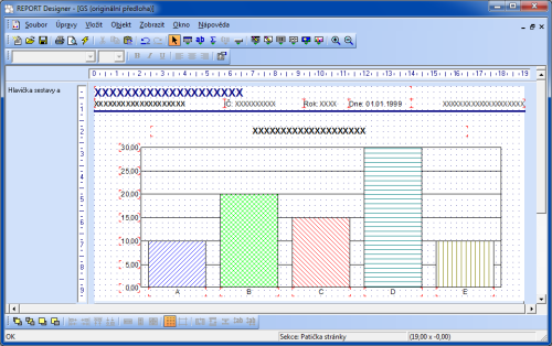 REPORT Designer: Prostředí pro grafickou úpravu tiskové sestavy