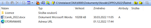 Správa dokumentů v programu TAX je díky novým funkcím ještě pohodlnější