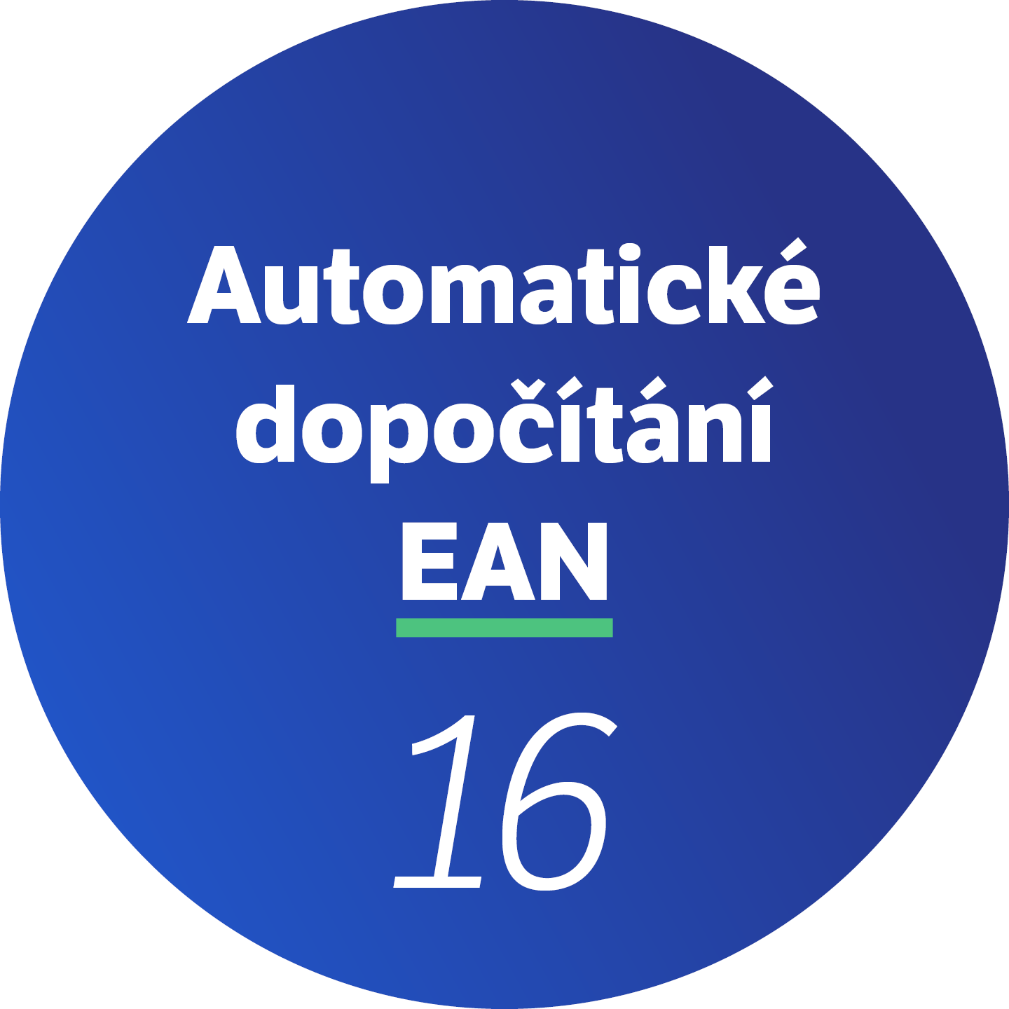 16 Automatické dopočítání EAN 