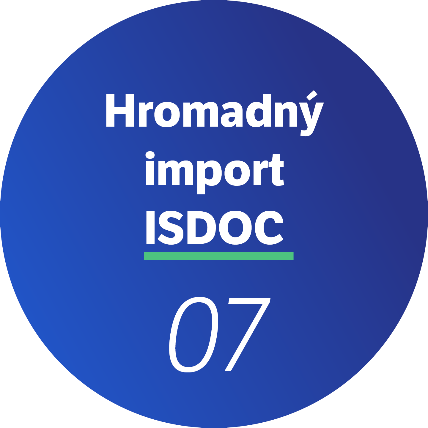 7 Hromadný import ISDOC