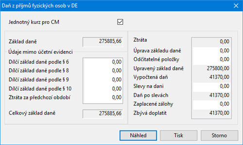 Přecenění příjmů a výdajů v cizí měně