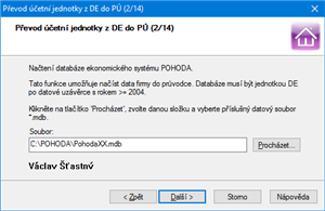 Průvodce převodem daňové evidence (DE) na účetnictví (Ú)