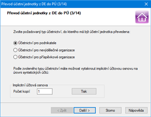 Průvodce převodem daňové evidence (DE) na účetnictví (Ú)