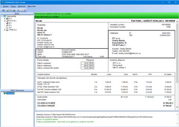 STORMWARE ISDOC Reader