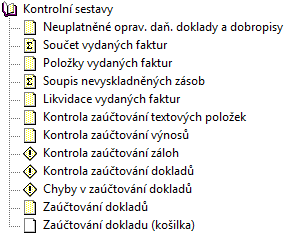 Kontrolní sestavy