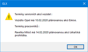 Sekce Termíny