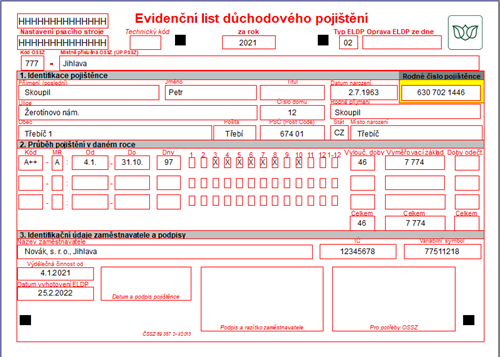 Příklad 2 – Dohoda o pracovní činnosti na dobu určitou (zaměstnání malého rozsahu) 