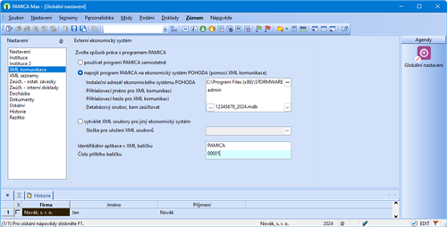 XML komunikace