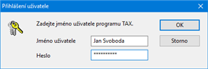 Aktivace systému práv
