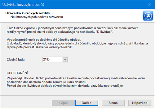 Účtování kurzových rozdílů při závěrce