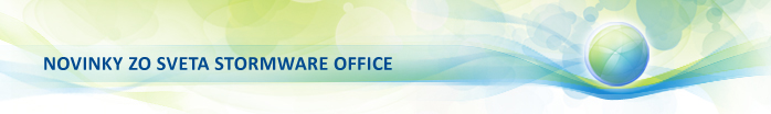 Novinky zo sveta STORMWARE Office