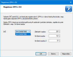 Registrace DPH v EU